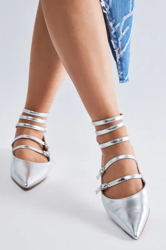 New Expression Flats - Silver sold by Fashion Nova