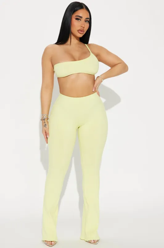 Adriana Snatched Pant - Citron sold by Fashion Nova