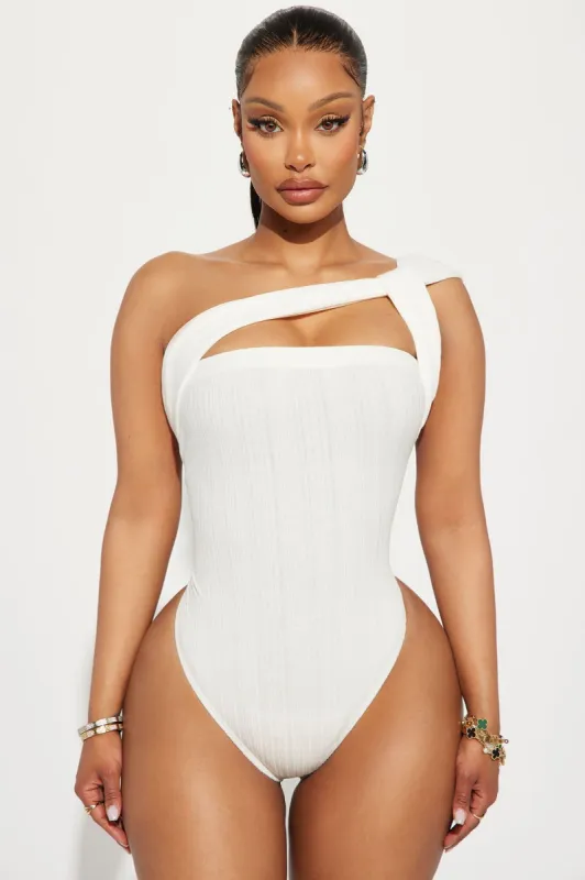 Catalina Island Bodysuit - Ivory sold by Fashion Nova