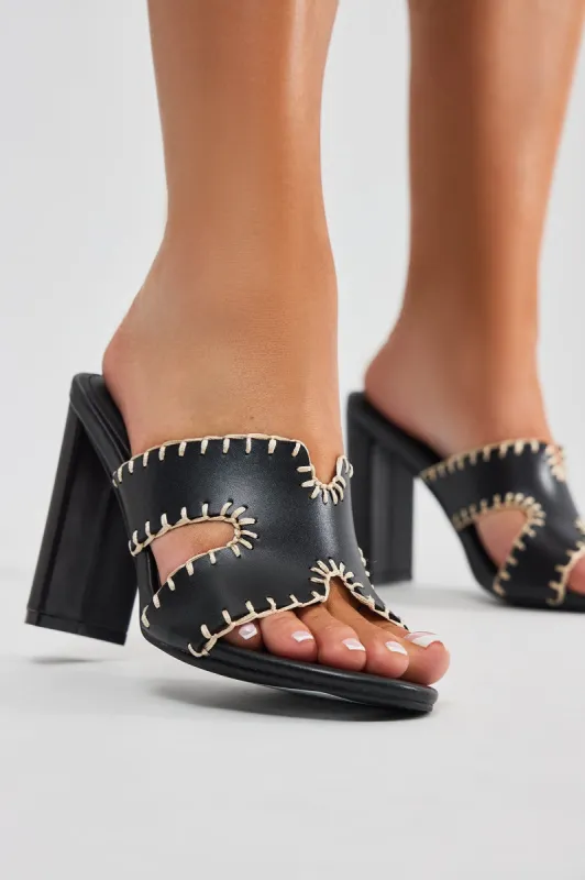 Giovanna Mules - Black sold by Fashion Nova