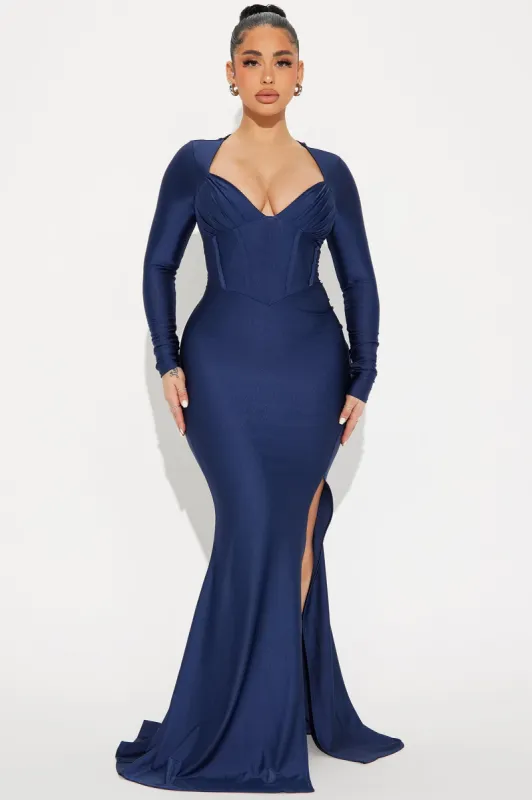 Royalty Maxi Dress - Navy sold by Fashion Nova