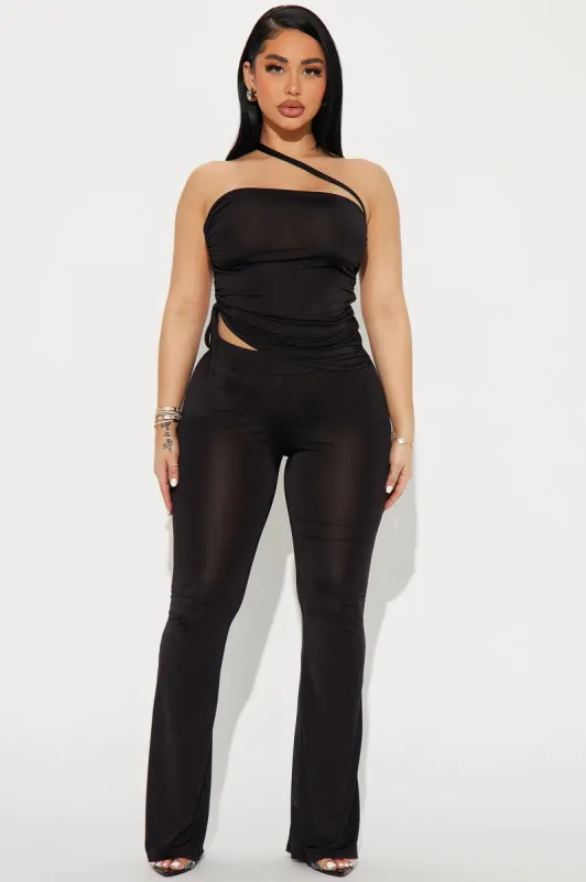 In The Night Pant Set - Black sold by Fashion Nova
