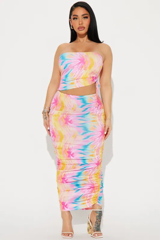 Drive Me Crazy Midi Dress - Multi Color sold by Fashion Nova