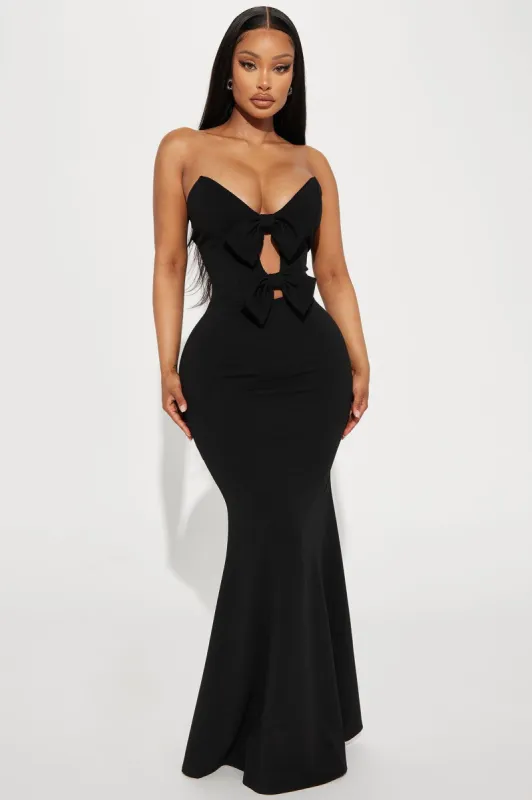 Noir Elegance Gown - Black sold by Fashion Nova