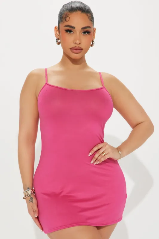 Very Sleepy Cami PJ Sleep Dress - Hot Pink sold by Fashion Nova