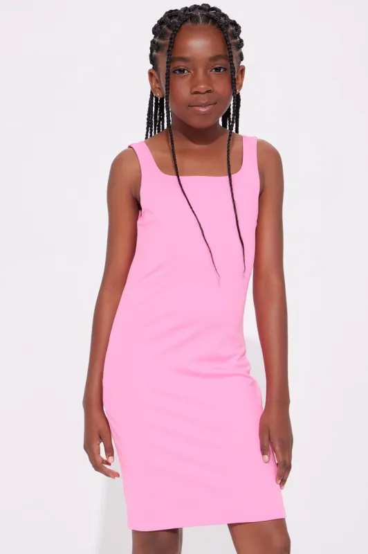 Mini Alexis Double Lined Mini Dress - Pink sold by Fashion Nova