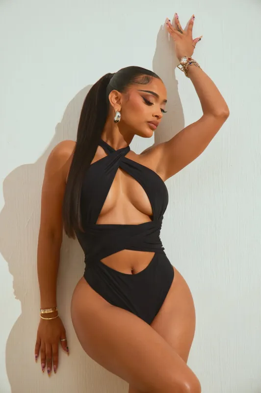 Ilana Cutouts 1 Piece Swimsuit - Black sold by Fashion Nova