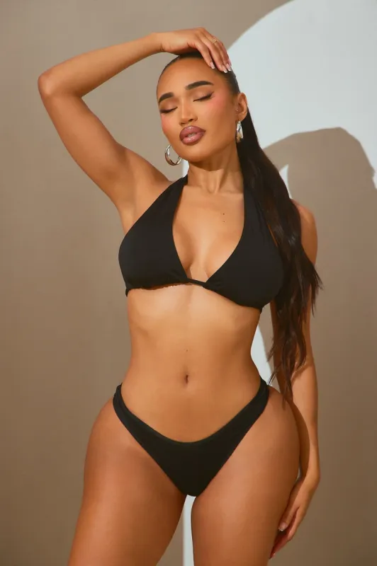 Spring Bloom 2 Piece Bikini - Black sold by Fashion Nova