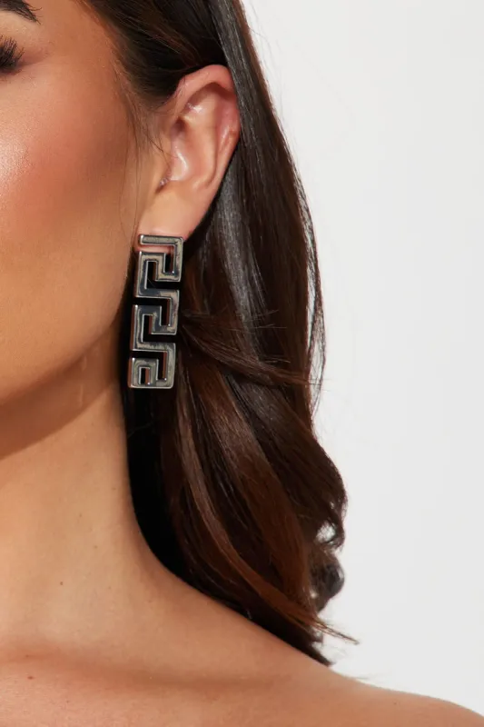 Dazed And Amazed Earrings - Silver sold by Fashion Nova