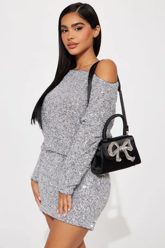Blessed With My Presence Handbag - Black sold by Fashion Nova