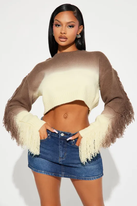 Marnie Sweater - Brown/combo sold by Fashion Nova