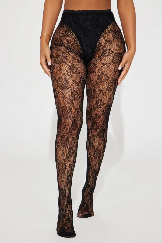 Give Me All Your Love Tights - Black sold by Fashion Nova