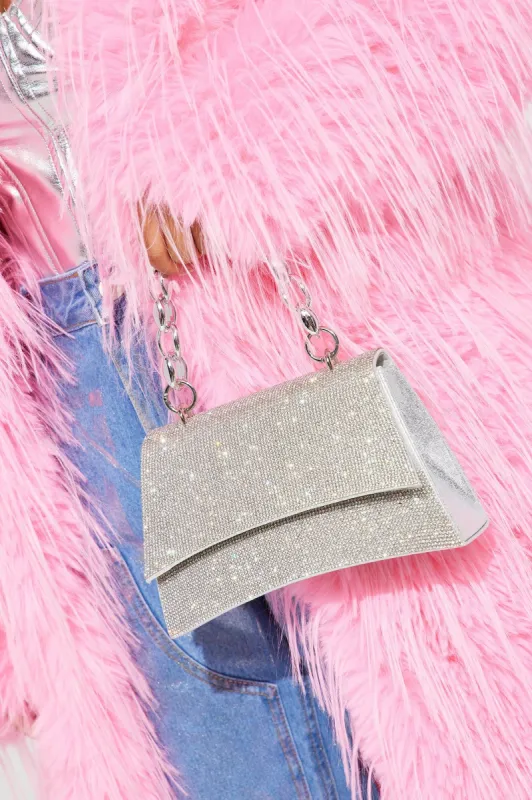 Good Night Ahead Handbag - Silver sold by Fashion Nova