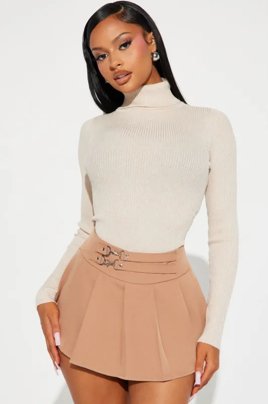 Brookside Sweater Top - Oatmeal sold by Fashion Nova