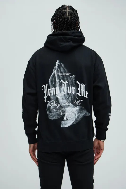 Prayers For Me Hoodie - Black sold by Fashion Nova