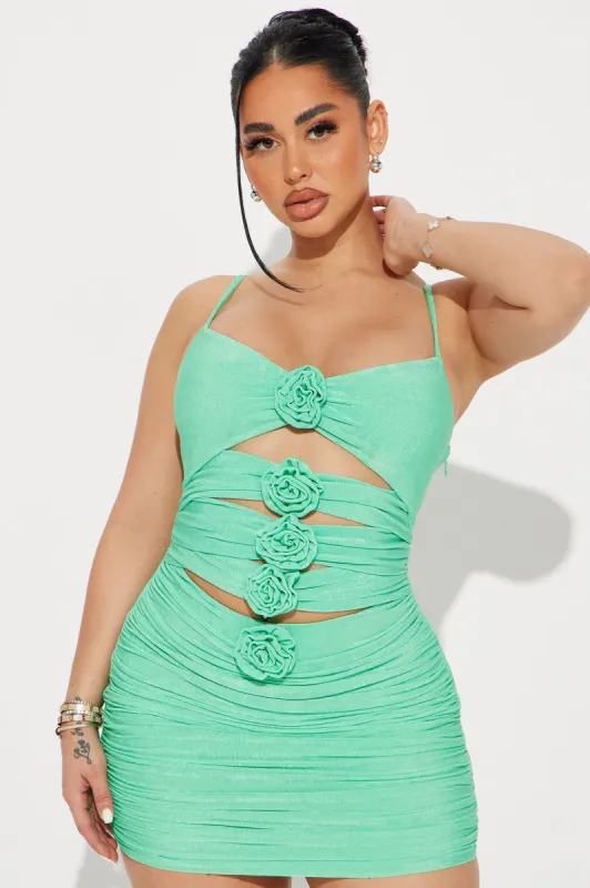 Sasha Slinky Mini Dress - Mint sold by Fashion Nova