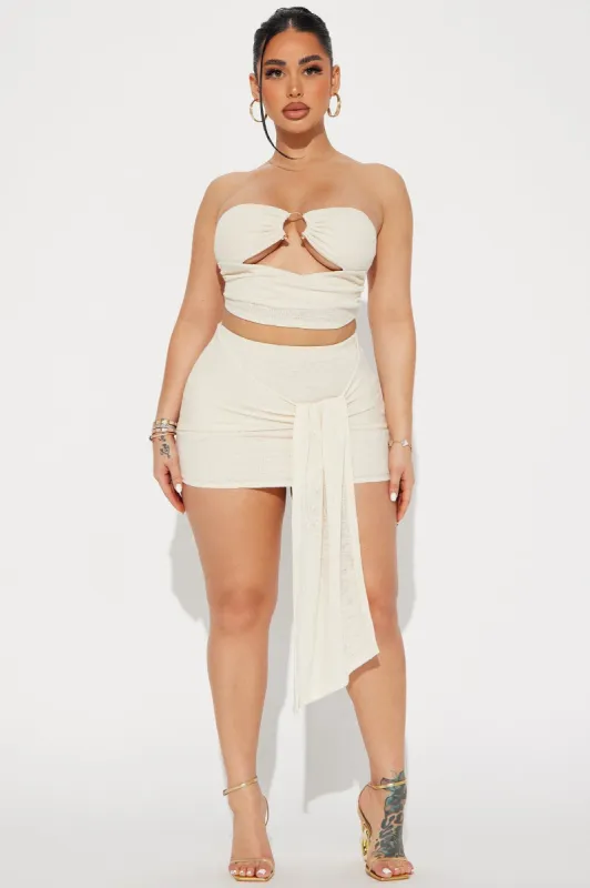 Lucy Skirt Set - Ivory sold by Fashion Nova