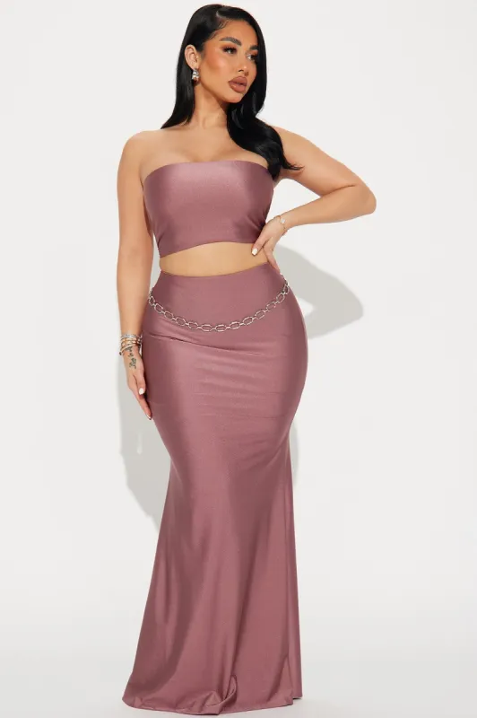My Favorite Maxi Skirt Set - Mauve sold by Fashion Nova