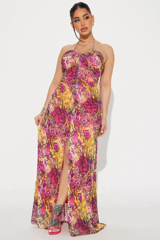 Neon Dreams Maxi Dress - Multi Color sold by Fashion Nova