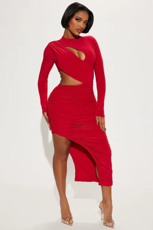 Richey Maxi Dress - Red sold by Fashion Nova
