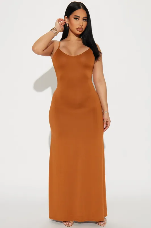 Marla Maxi Dress - Brown sold by Fashion Nova