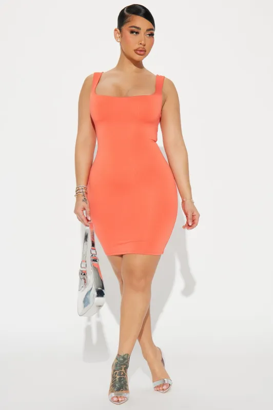 Nina Mini Tank Dress - Orange sold by Fashion Nova