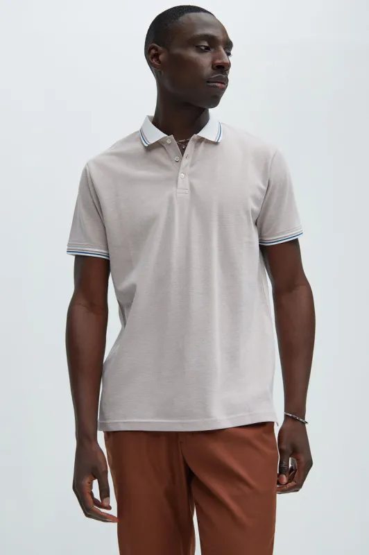 Gone Again Polo - Cream/combo sold by Fashion Nova