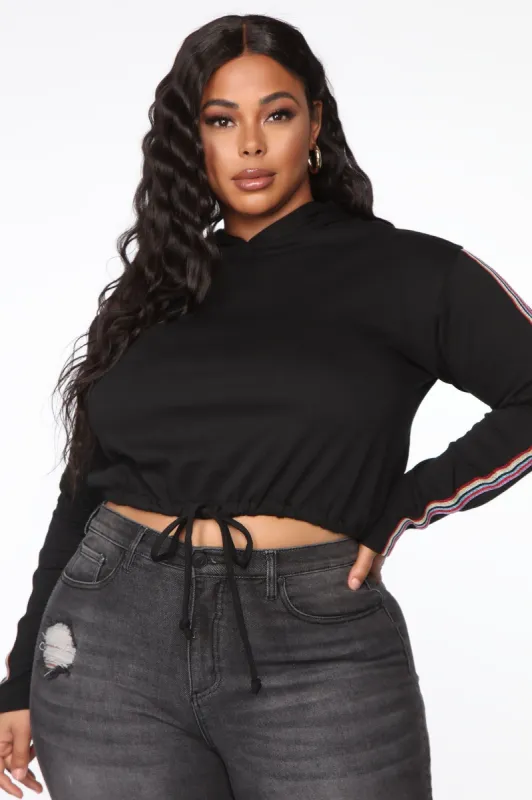 Imagine Us Forever Hoodie - Black sold by Fashion Nova