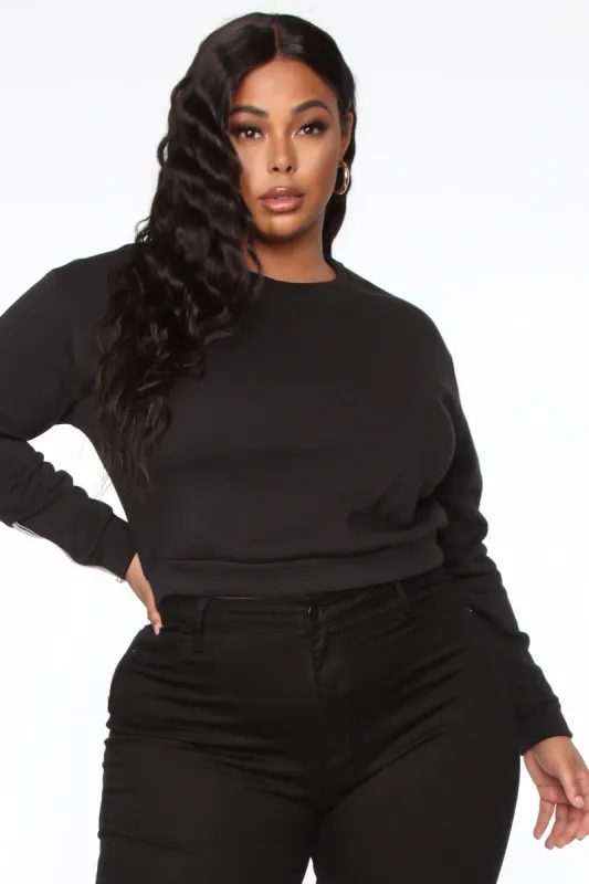 Bubbles And Bubbly Top - Black sold by Fashion Nova