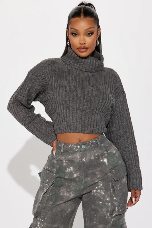 Saree Sweater - Grey sold by Fashion Nova