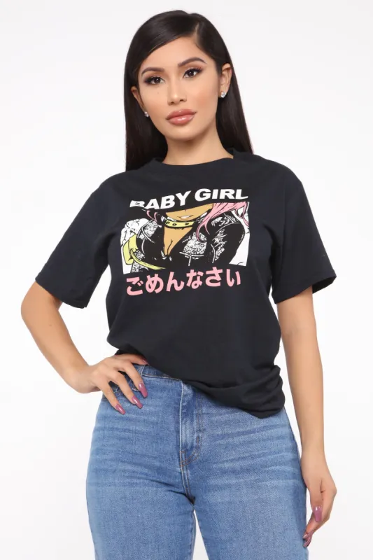 Only In Your Dreams Tunic Top - Black sold by Fashion Nova