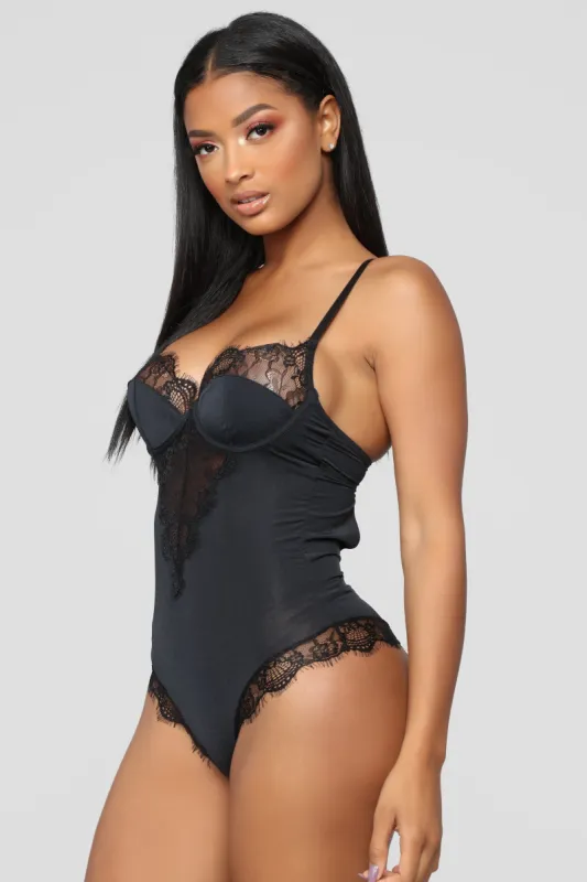 Main Dish Teddy - Black sold by Fashion Nova