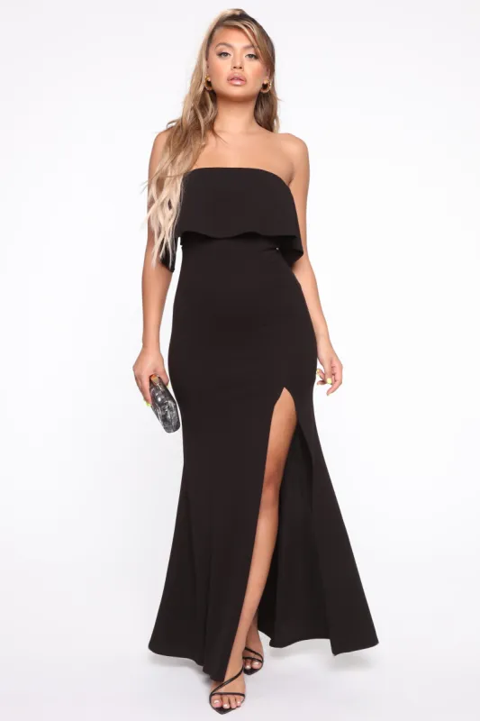 The True Meaning Maxi Dress - Black sold by Fashion Nova