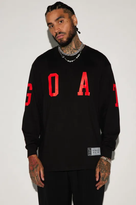 Be Great Long Sleeve Tee - Black sold by Fashion Nova