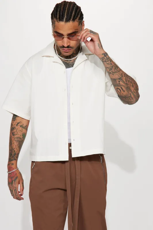 Smooth Operator Cuban Shirt - White sold by Fashion Nova