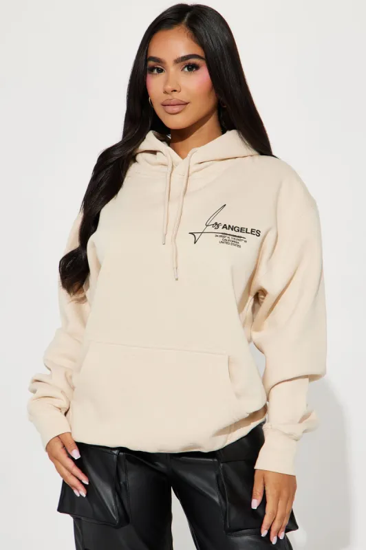 LA Signature Hoodie - Taupe sold by Fashion Nova