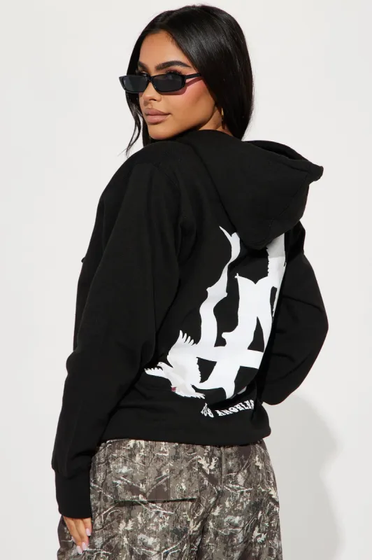 LA City Hoodie - Black sold by Fashion Nova