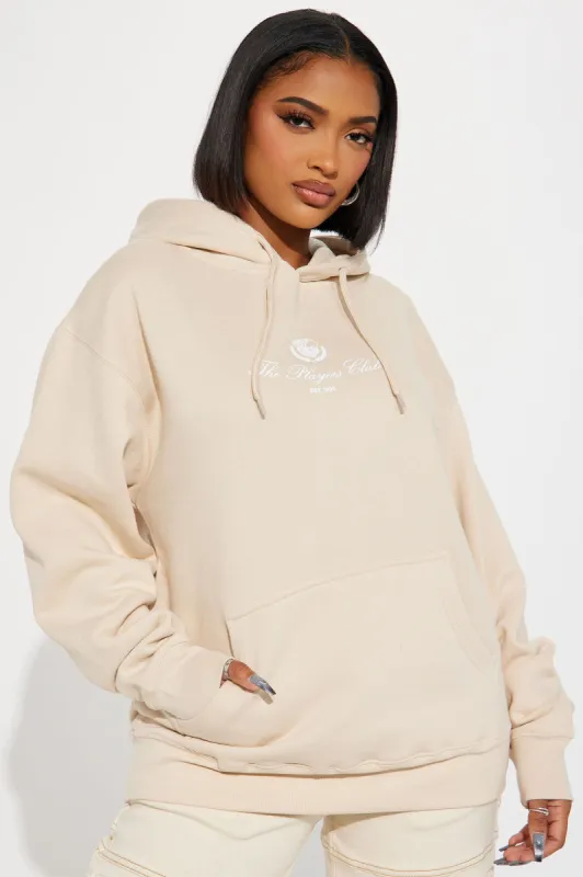 VIP Member Hoodie - Taupe sold by Fashion Nova