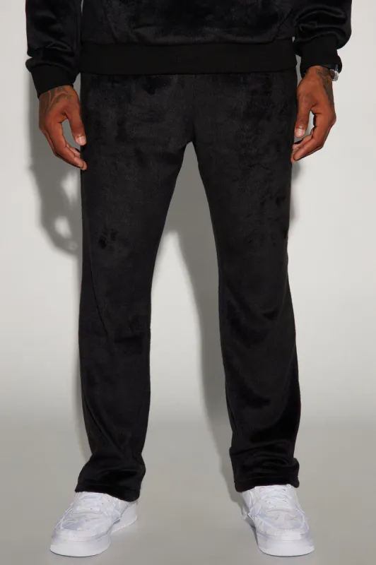 Feel The Mood Straight Pants - Black sold by Fashion Nova