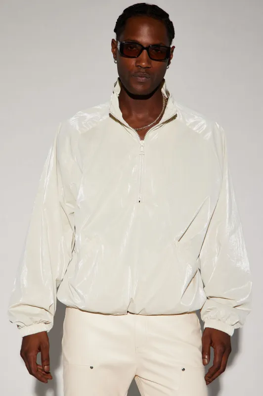 El Prado Nylon Anorak - Off White sold by Fashion Nova