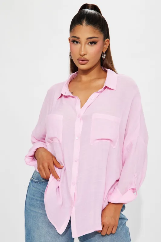 Tatum Shirt - Pink sold by Fashion Nova