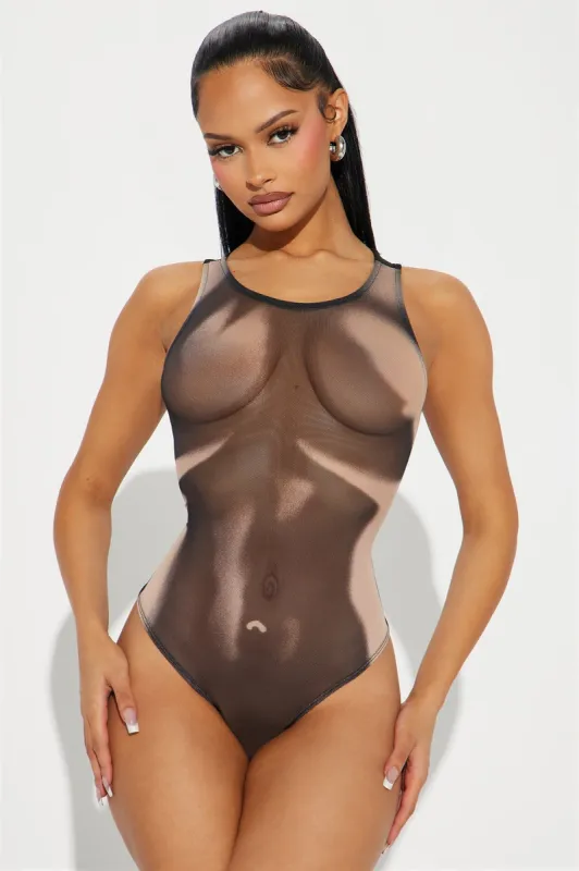 Sensual And Sweet Bodysuit - Black/combo sold by Fashion Nova