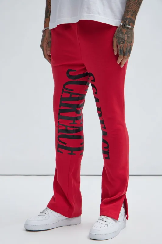 Scarface Sweatpant - Red sold by Fashion Nova
