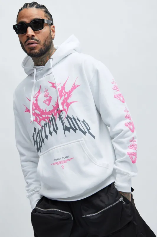 Sacred Love Hoodie - White sold by Fashion Nova