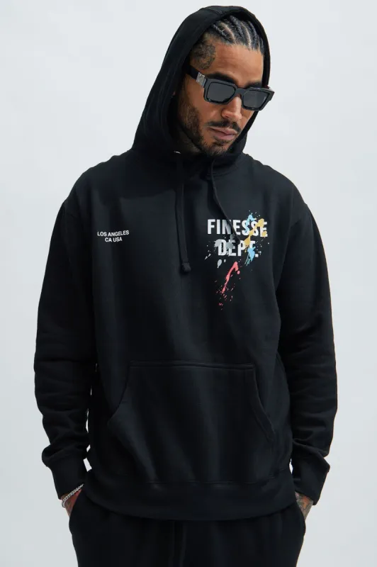 Finesse Dept. Hoodie - Black sold by Fashion Nova