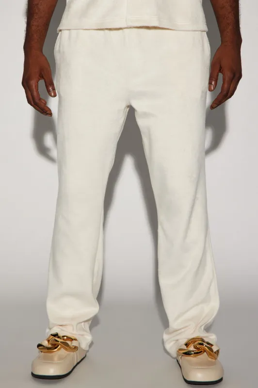 Feel The Mood Straight Pants - Cream sold by Fashion Nova