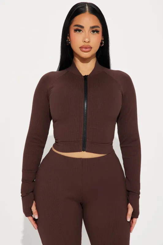 Kendall Snatched Top - Chocolate sold by Fashion Nova