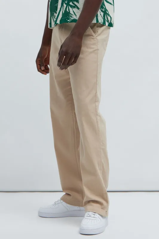 Mac Chino Straight Pants - Tan sold by Fashion Nova