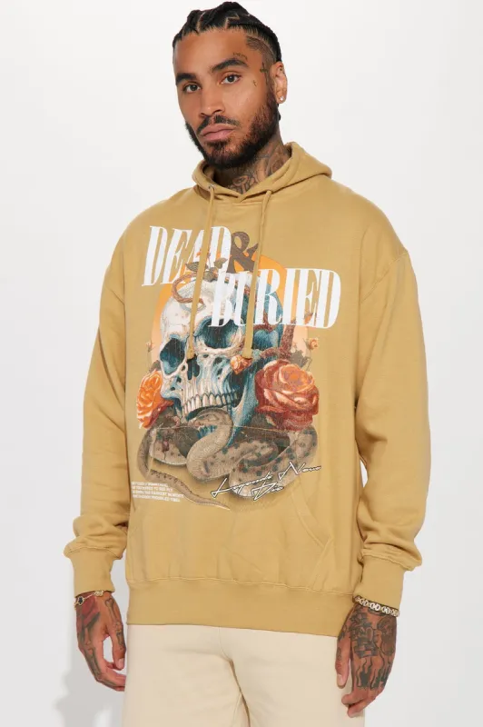 Broken Spirits Hoodie - Khaki sold by Fashion Nova