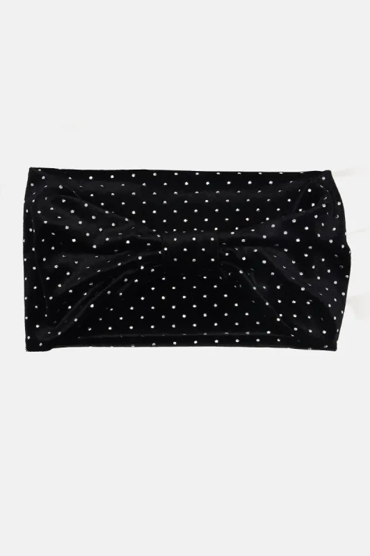 Watch The Stars Headband - Black sold by Fashion Nova